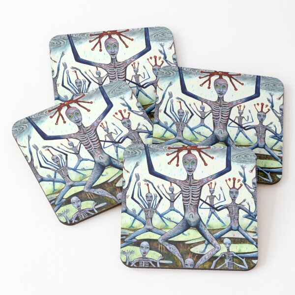 Item preview, Folk Art Aliens designed and sold by deepglitchart.