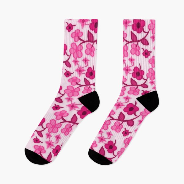 Item preview, Pink flower seamless pattern design  designed and sold by SpinklyCreations.
