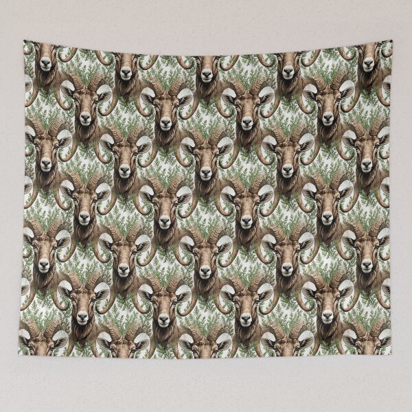 Item preview, Nevada Desert Bighorn Sheep And Sagebrush 3 Pattern  designed and sold by taiche.