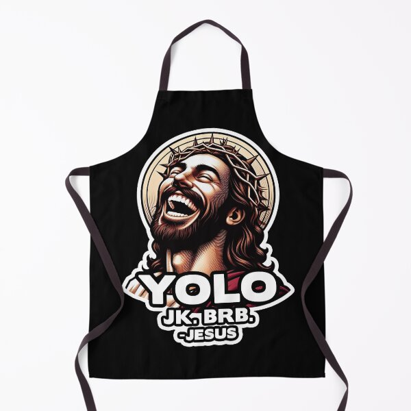 Item preview, YOLO JK BRB Jesus designed and sold by plushism.