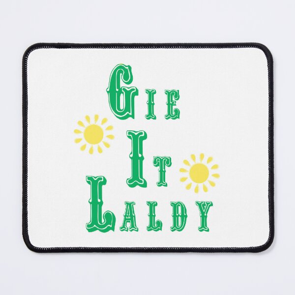 Item preview, Gie It Laldy Scottish Retro designed and sold by UniqueDesignHub.