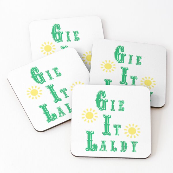 Item preview, Gie It Laldy Scottish Retro designed and sold by UniqueDesignHub.