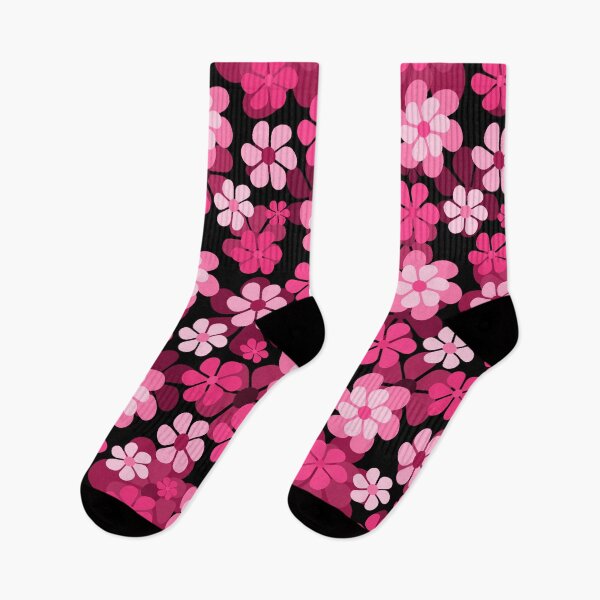 Item preview, Pink flower seamless pattern design  designed and sold by SpinklyCreations.