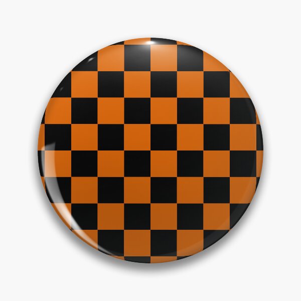 Item preview, Orange Black Checker Checkered Pattern designed and sold by Bunmigraphics .