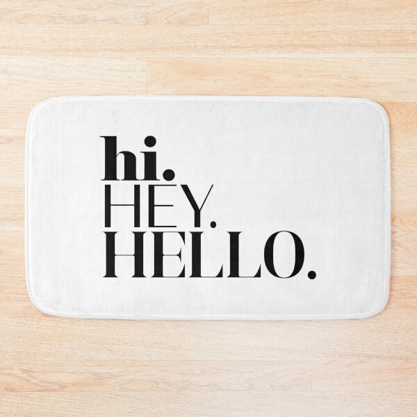 Item preview, hi. hey. hello. designed and sold by JacquieMira.