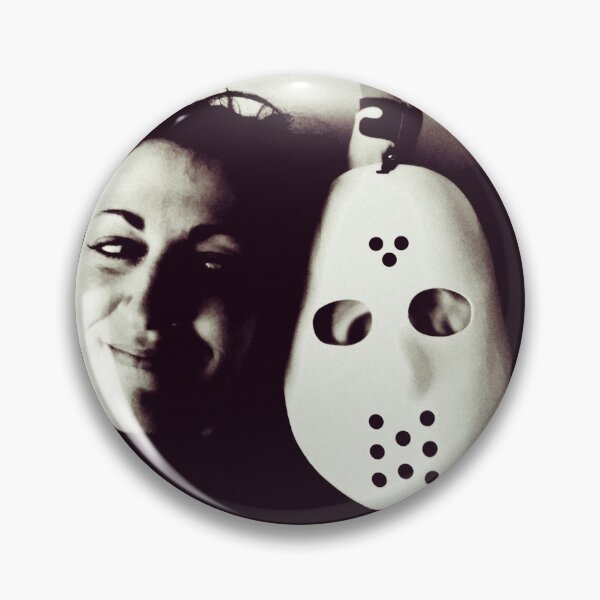 Item preview, Photograph portrait of woman with Freddy mask in black and white designed and sold by Carré Comme Orange.