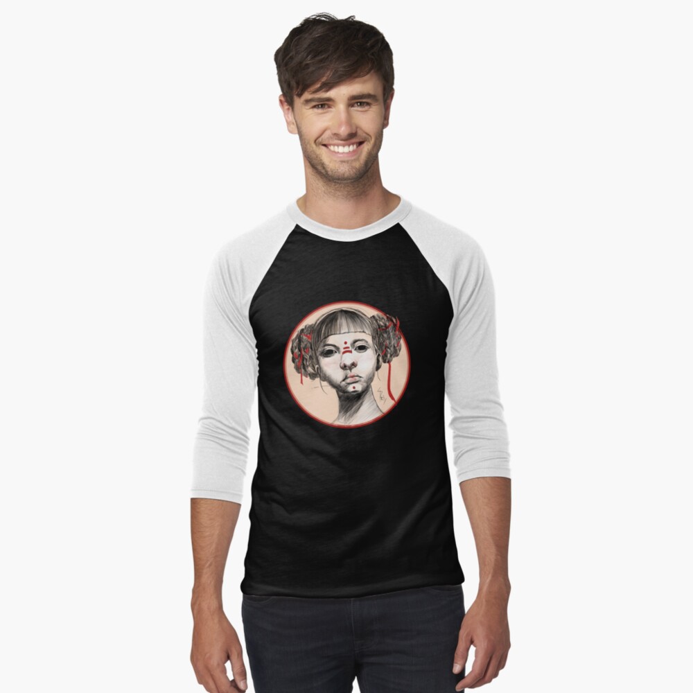 Aperçu de l'œuvre T-shirt baseball manches ¾ créée et vendue par Aldarane.