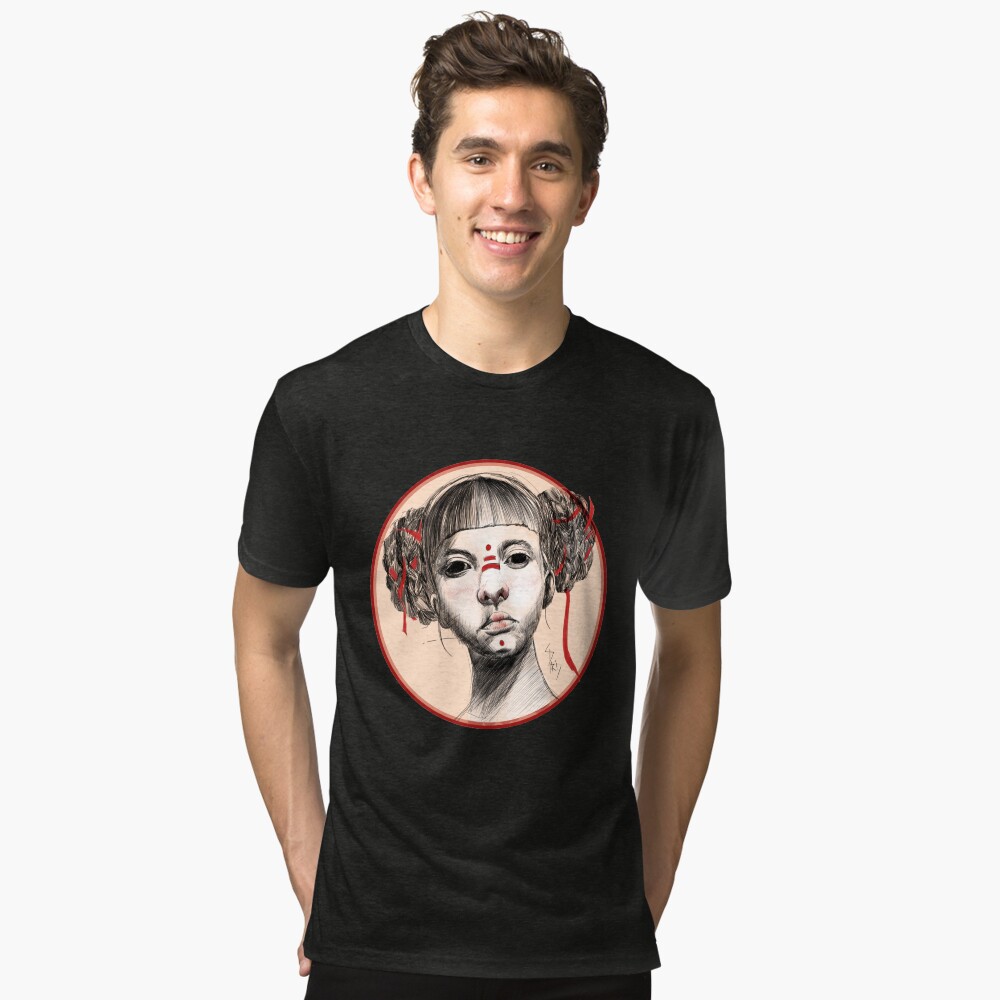 Aperçu de l'œuvre T-shirt chiné créée et vendue par Aldarane.