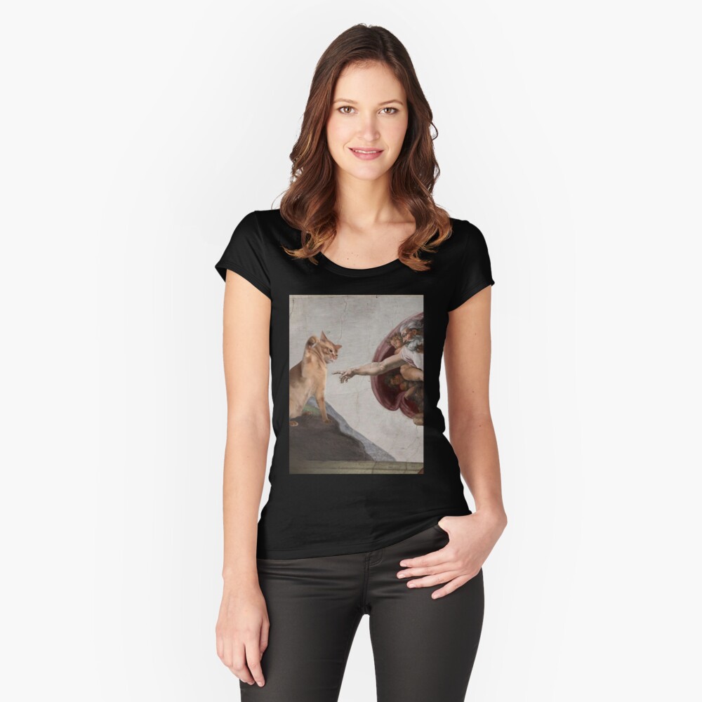 Item preview, Fitted Scoop T-Shirt designed and sold by HooTeeZ.