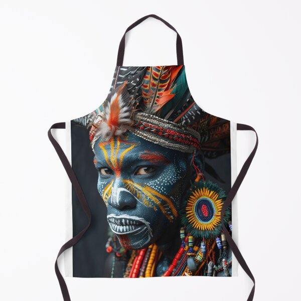 Aperçu de l'œuvre Colorful traditional African attire details créée et vendue par Artessie.