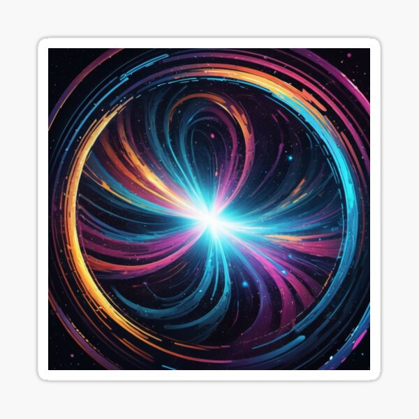 Journey to Hyperspace - Physics  Sticker