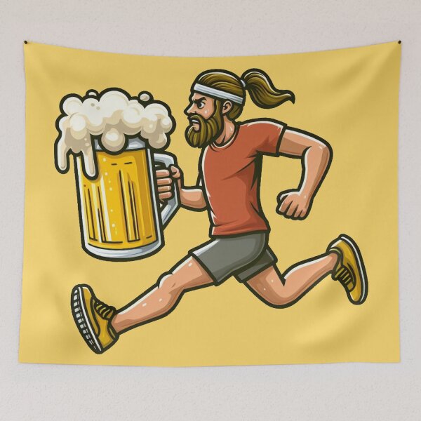 Item preview, Beer Running -  Whimsical designed and sold by Shtex.