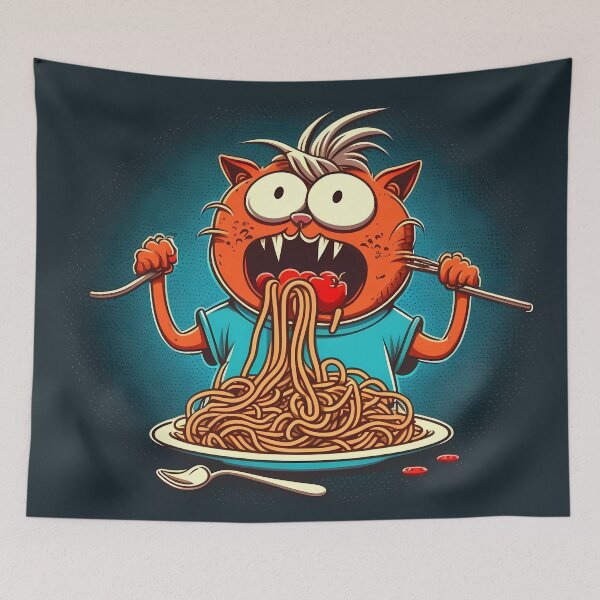 Item preview, "Cat Chow: Noodle Lover Edition" designed and sold by Art-Vortex-fr.