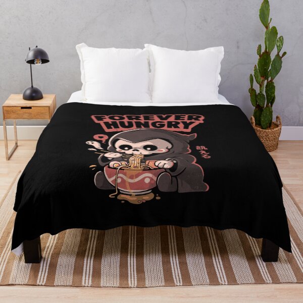 Item preview, Forever Hungry - Funny Cool Skull Death Lamen Food Gift designed and sold by EduEly.