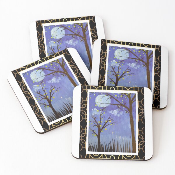Item preview, Midnight Whispers: Moonlit Secrets of the Ancient Tree designed and sold by Gauri Desai.