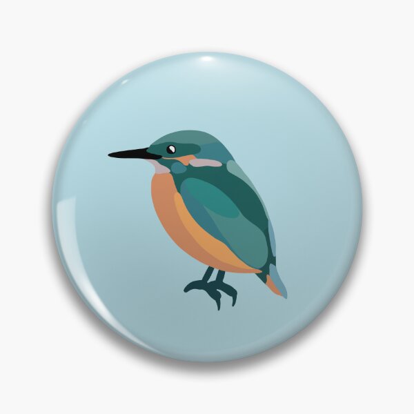 Item preview, Cute stylized kingfisher designed and sold by Kat-D-Art.