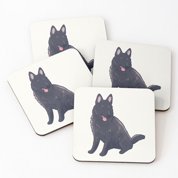 Item preview, Black german shepherd illustration  designed and sold by Artofmayara.