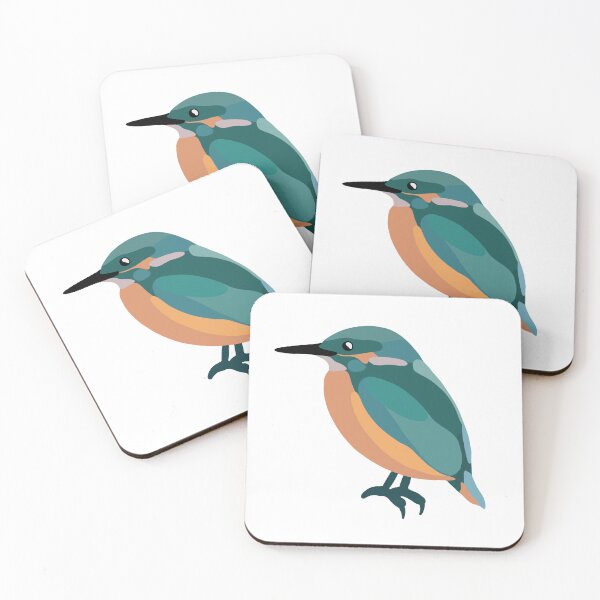 Item preview, Cute stylized kingfisher designed and sold by Kat-D-Art.