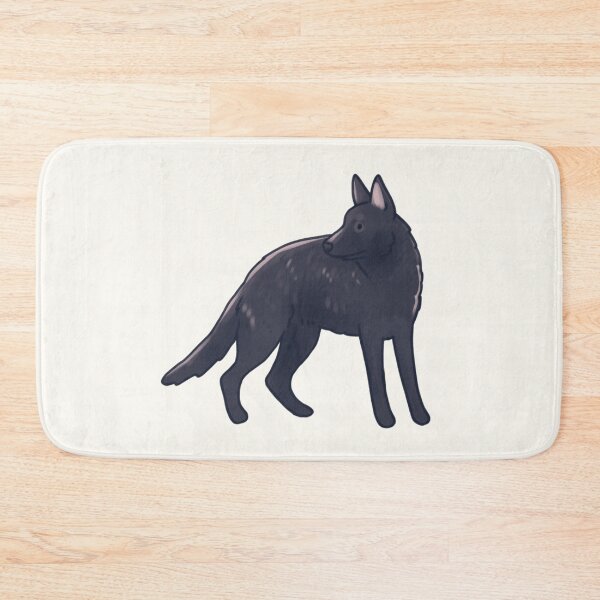Item preview, Black german shepherd art designed and sold by Artofmayara.