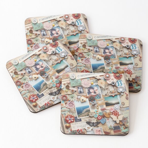 Item preview, Stickers Collage, Vintage Memory, Photography designed and sold by MyTrueLove.