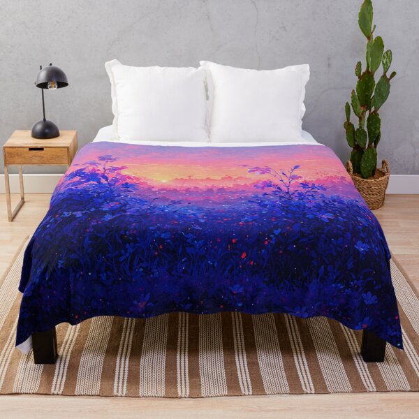 Item preview, Beautiful flowers in field at sunset designed and sold by Serene Scapez.