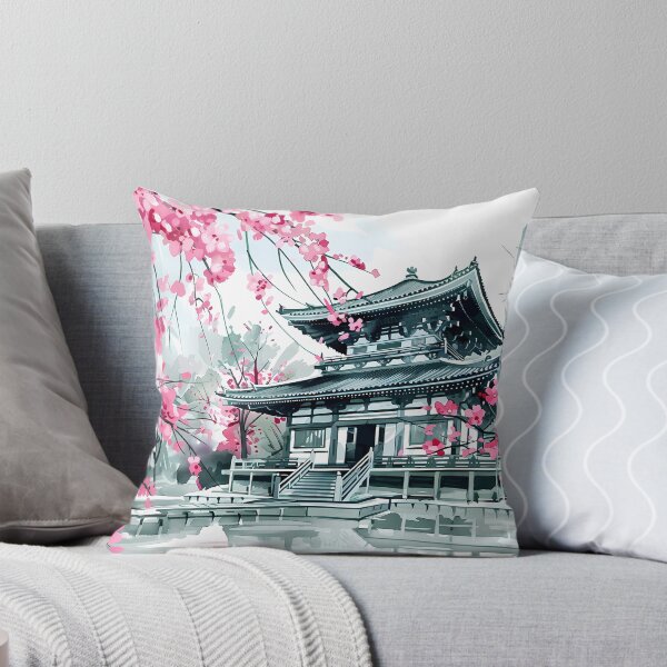 Artikelvorschau, Tempel und Sakura entworfen und verkauft von sakurashorty.