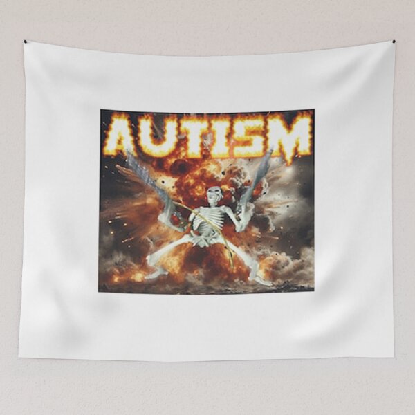 Item preview, Autistic Funny Skeleton designed and sold by leowari.