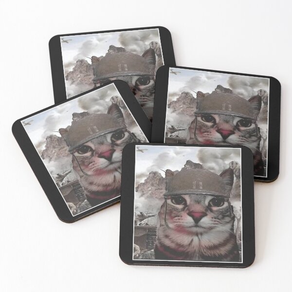 Item preview, Thousand Yard Stare Cat designed and sold by leowari.