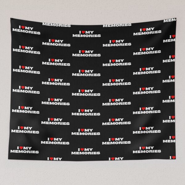 Item preview, I Love My Memories designed and sold by Itsheartshop.