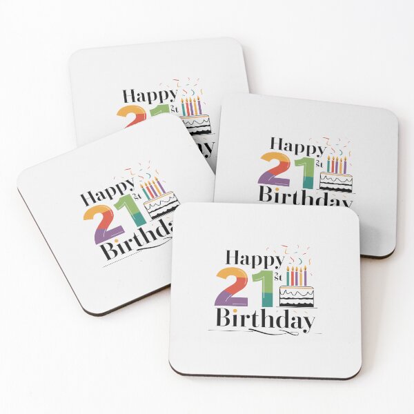Artikelvorschau, Alles Gute zum 21. Geburtstag – Minimalistische Feier entworfen und verkauft von Itsheartshop.