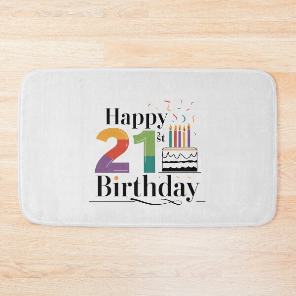 Item preview, Happy 21st Birthday - Minimalist Celebration designed and sold by Itsheartshop.