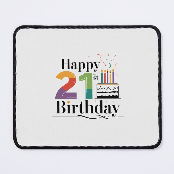 Item preview, Happy 21st Birthday - Minimalist Celebration designed and sold by Itsheartshop.