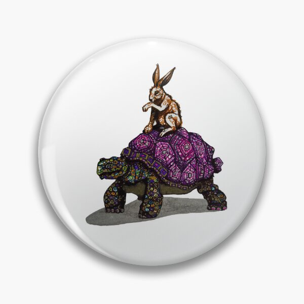 Item preview, Wild hare and tortoise designed and sold by Every-wen.