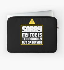 Funda para portátil Funny Get Well Gift - Punta rota fracturada