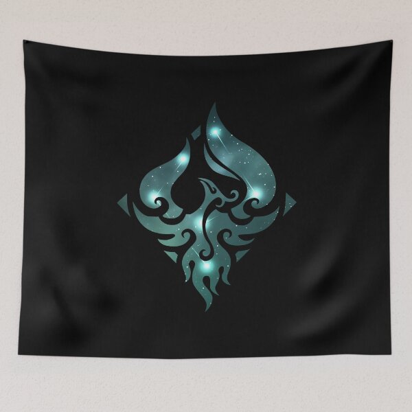 Item preview, Xiao Constel­lation logo Genshin Impact designed and sold by damomonkey.