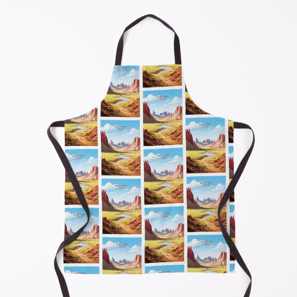 Item preview, Badlands National Park Rugged Terrain designed and sold by NeuralVibe.