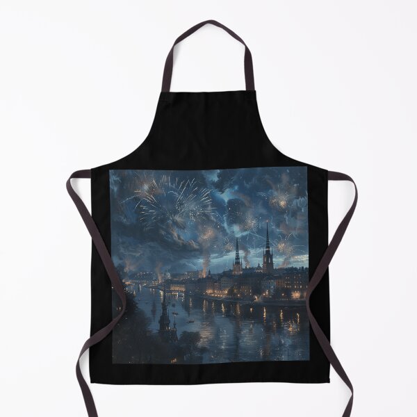 Item preview, Fireworks Over Stockholm on National Day designed and sold by palmyst.