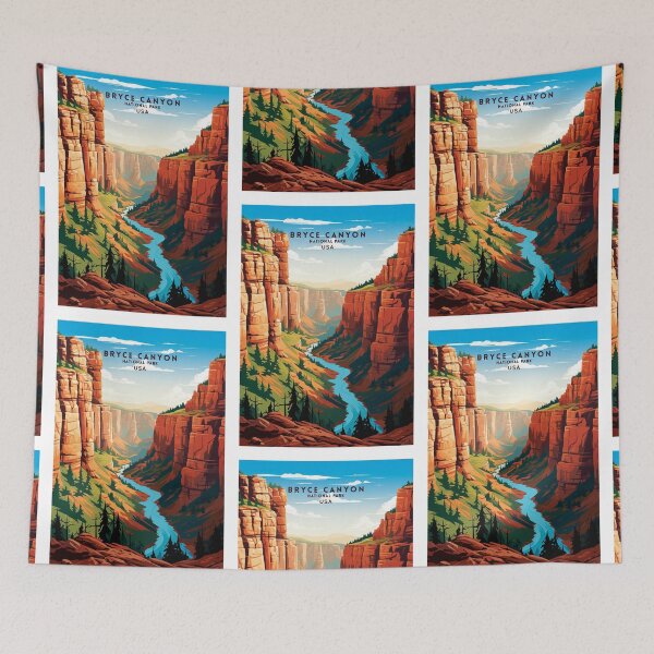 Artikelvorschau, Bryce Canyon Nationalpark Hoodoo Wunderland entworfen und verkauft von NeuralVibe.
