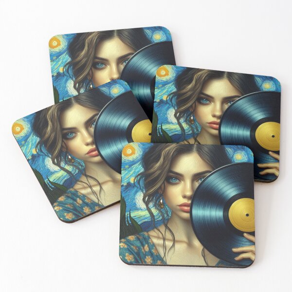 Item preview, Vinyl Reverie in Starry Hues designed and sold by DJ-Portable.