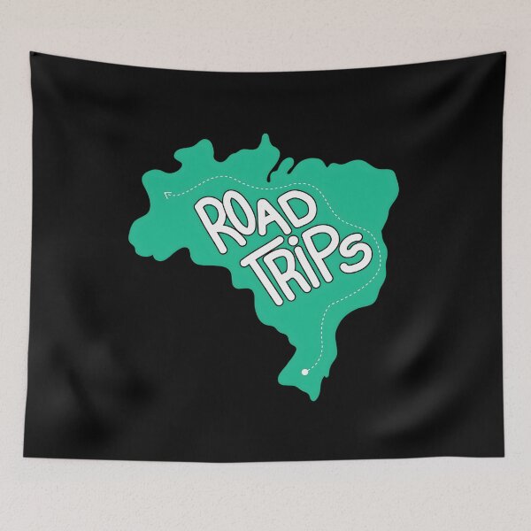 Item preview, Road Trips Map: Wanderlust Adventure Design designed and sold by Luxuriously.