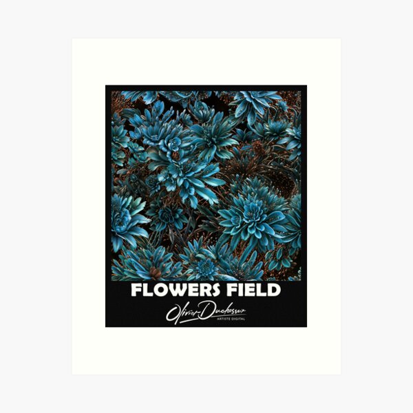 Aperçu de l'œuvre Flowers field 47 créée et vendue par olivier duchossoir.