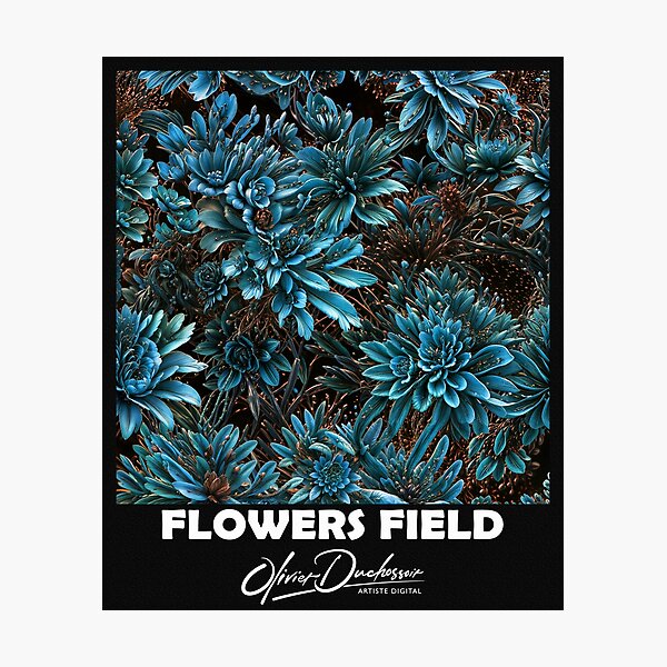 Aperçu de l'œuvre Flowers field 47 créée et vendue par olivier duchossoir.