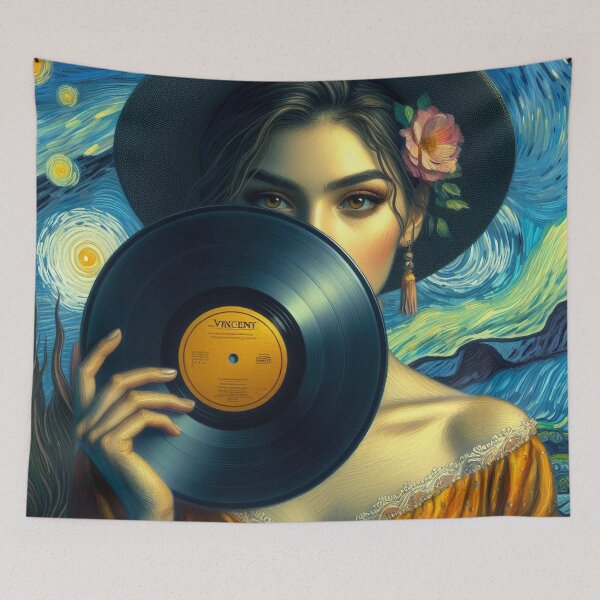 Item preview, Rhythmic Echoes of Van Gogh’s Vision designed and sold by DJ-Portable.