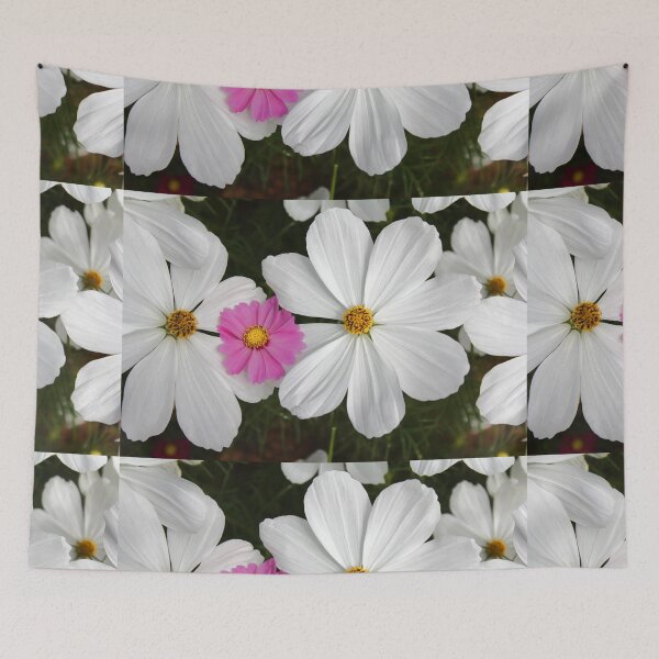 Item preview, Beautiful white and pink flowers designed and sold by terrysmith56.