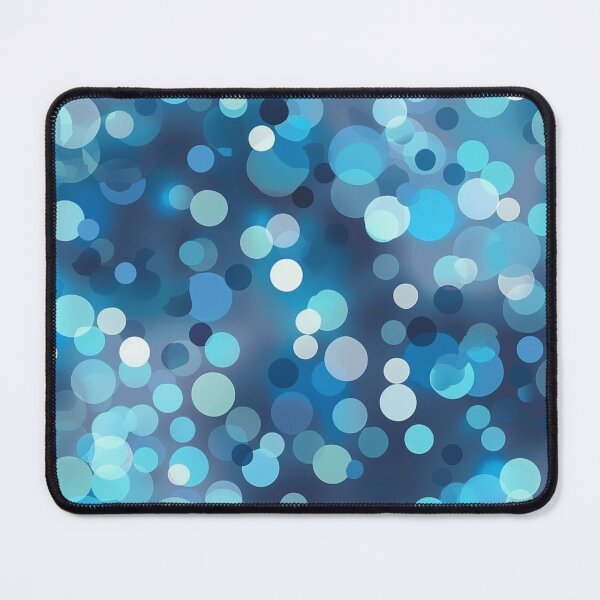 Item preview, Abstract Blue Bokeh Lights designed and sold by palmyst.