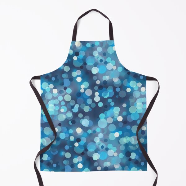 Item preview, Abstract Blue Bokeh Lights designed and sold by palmyst.