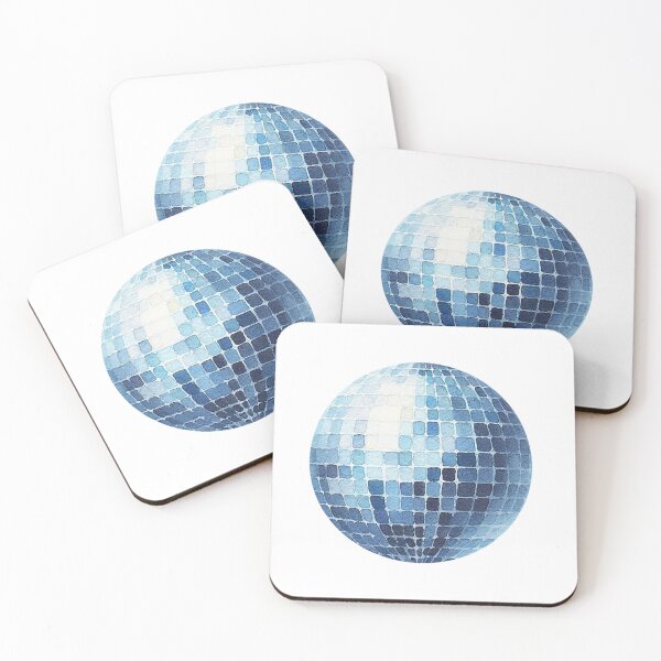 Item preview, Blue Watercolour Discoball, 1989 designed and sold by InWonderland-.