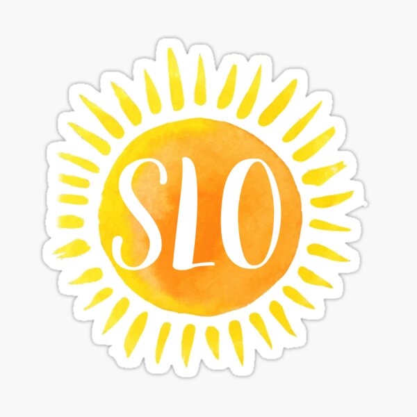 san luis obispo sun Sticker