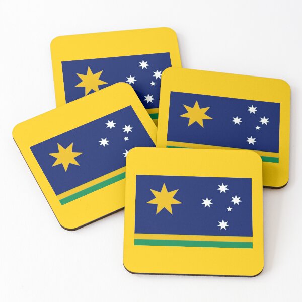 Item preview, Golden Horizon, alternate Australia flag designed and sold by Kangaroo Sun.