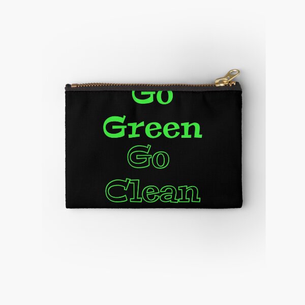 Item preview, go green go clean designed and sold by EuropeanPrints.